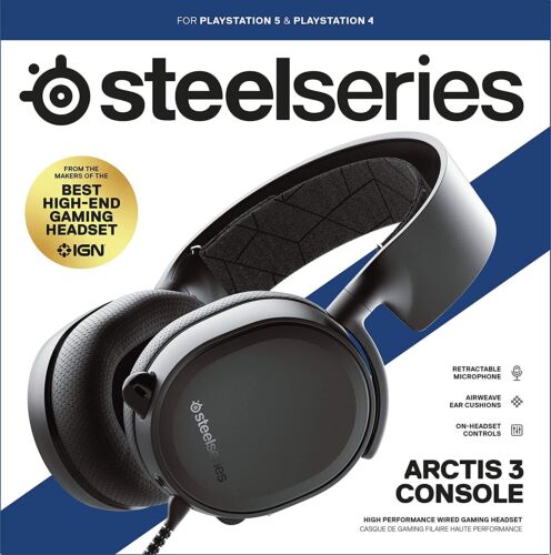 CLEARANCE!! SteelSeries Arctis 3 Gaming Headset Console PS5 PS4 XBox Switch PC