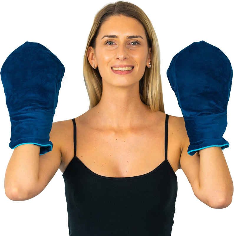 Hand Warmer Gloves, Microwavable Heated Gloves for Arthritis Hands, Heated Mitte