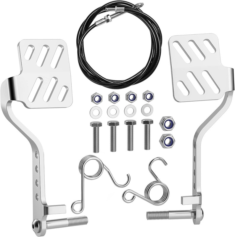 Go Kart Kit Brake Throttle Pedal 71" Cable For 196cc