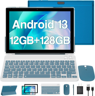 Android 13 Tablet 10 Inch, 2024 Newest 12GB RAM+128GB ROM/1TB Expandable Tablets