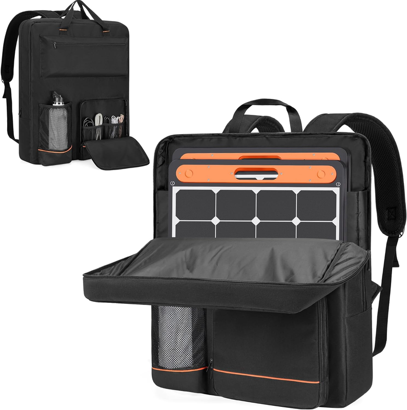 Solar Panel Storage Bag, Travel Solar Panel Backpack Compatible with Jackery Sol