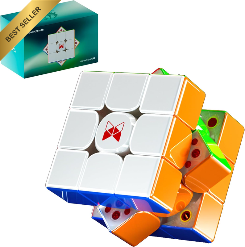 QY X-Man Tornado V4 M Pioneer UV 3x3 Magnetic Speed Cube Maglev