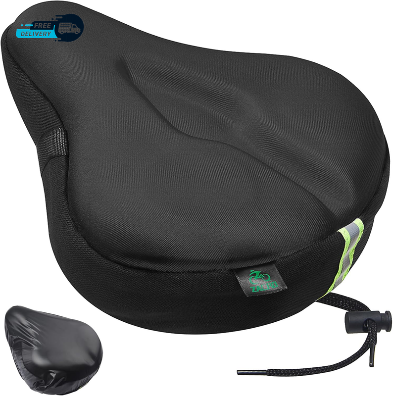Bike Seat Cushion  Gel Padded Bike Seat Cover for Men Women Comfort Extra Soft