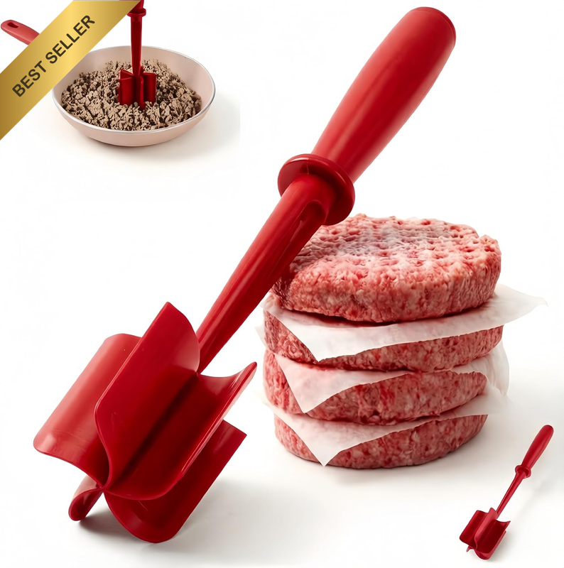2 Pieces Meat Chopper, Ergonomic Meat Grinding Tool Professional Heat-Resistant
