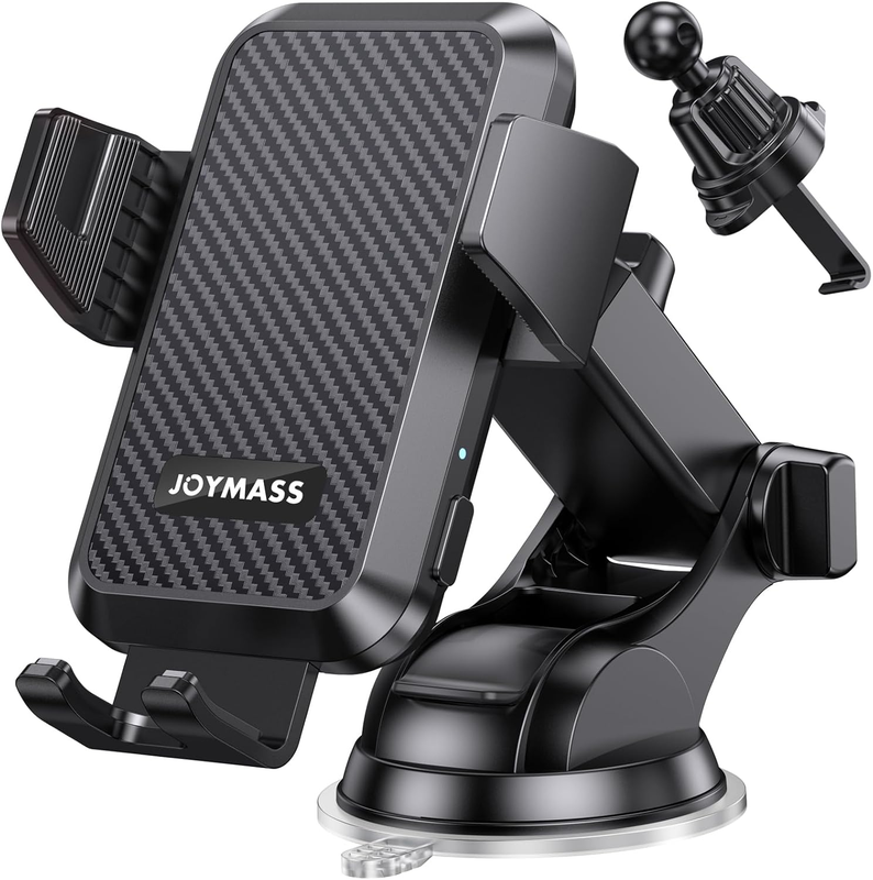 Wireless Car Charger, Phone Holders, 15W Auto Clamping Phone Mount Car Accessori