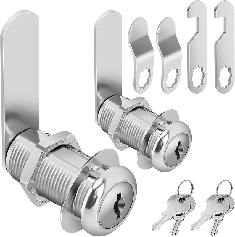 Cam Locks Cabinet Locks Keyed Alike, 1-3/8'' (Length) Cylinder Fits on 1-1/8'' M
