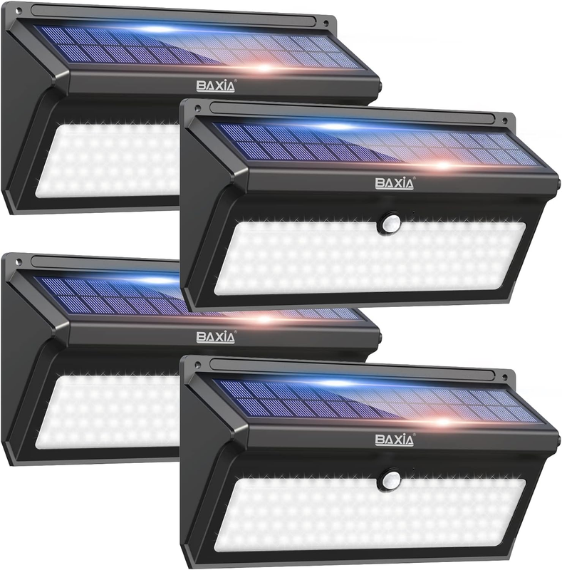 Outdoor, Wireless 100 Led Solar Motion Sensor Lights Waterproof Sec