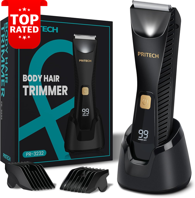 Manscape Waterproof Body Hair Trimmer Electric Razor USB-C Nick-Free Grooming