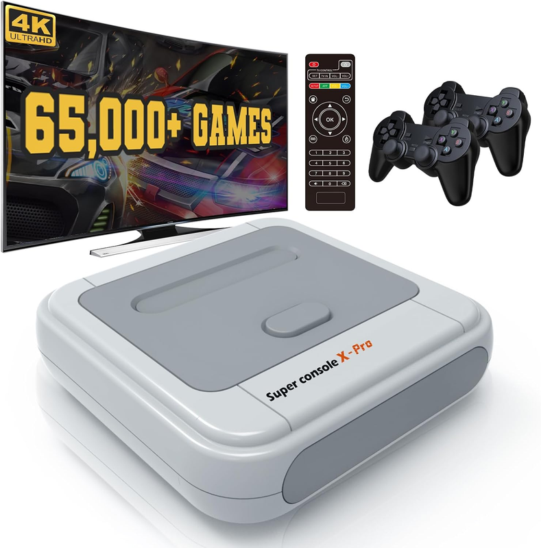 Retro Game Console 256GB, Super Console X PRO Built-In