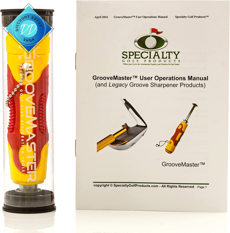 Golf Club Groove Sharpener with Comfortable Adjustable Large
