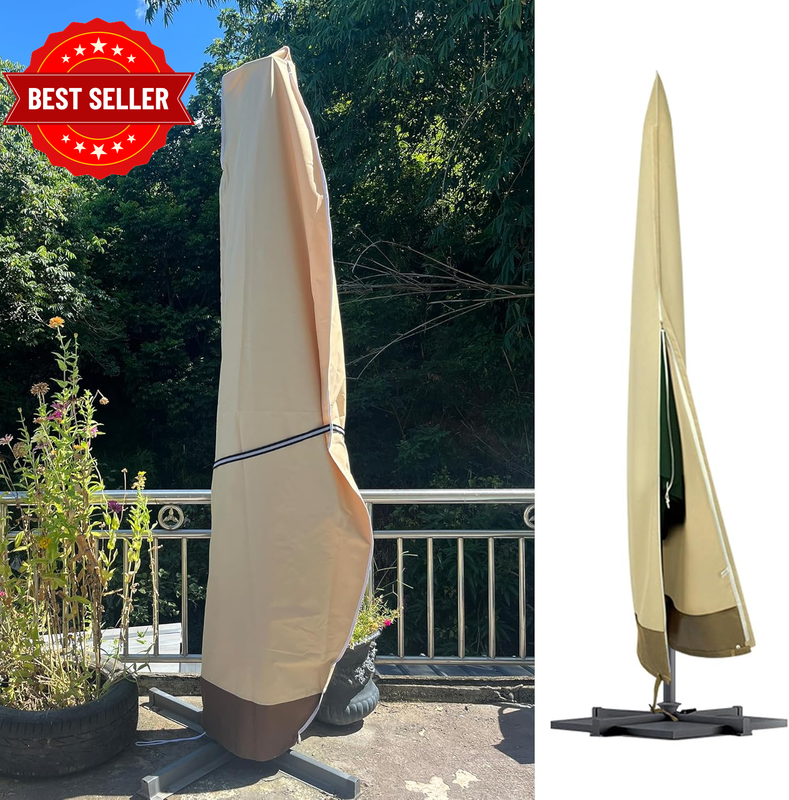 Umbrella Cover Cantilever Heavy Duty Waterproof Parasol Cover Outdoor Patio Umbr