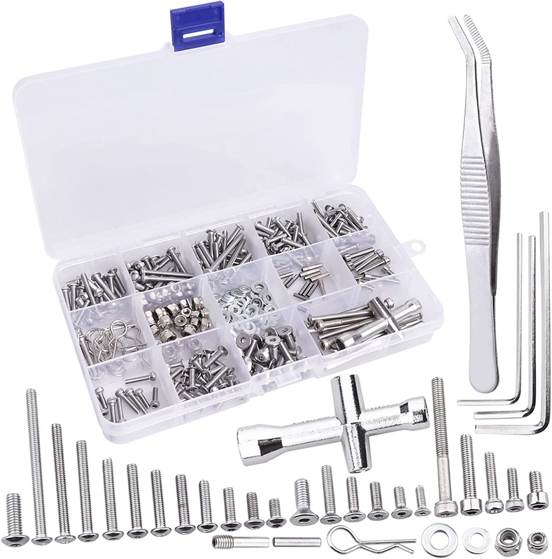 RC Screw Kit Hardware Fasteners Compatible with Traxxas Slash 1/10 2WD 4X4