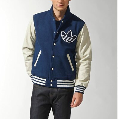 LIMITED Adidas NIGO VARSITY Jacket bomber track sweat shirt