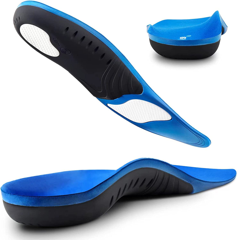 Plantillas Gel Fascitis Plantar Unisex | Memory Foam Para Arco | Reduce Cansancio Al Caminar | Antideslizante Y Transpirable | Talla Ajustable Para Hombre Y Mujer