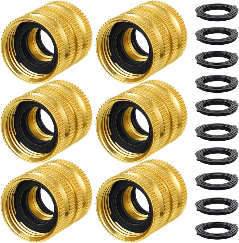 Double Female Swivel Quick Connector Adapter With 10