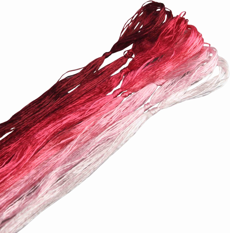 8 Skeins Mulberry Silk Floss Embroidery Thread Floss-Cross Stitch Threads China