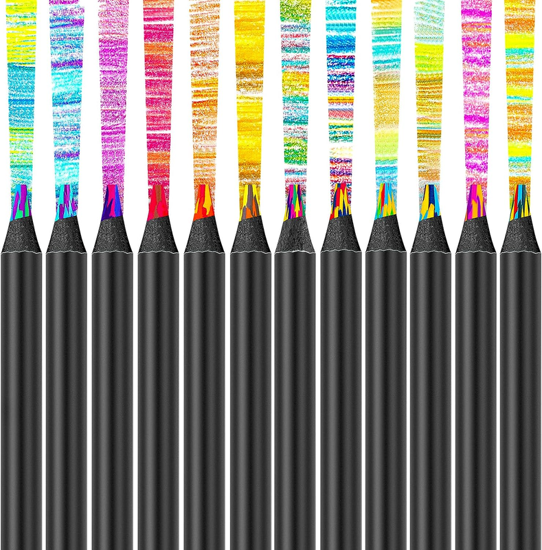 S Aesthetic Jumbo Colored Pencils For Adult Coloring Sket