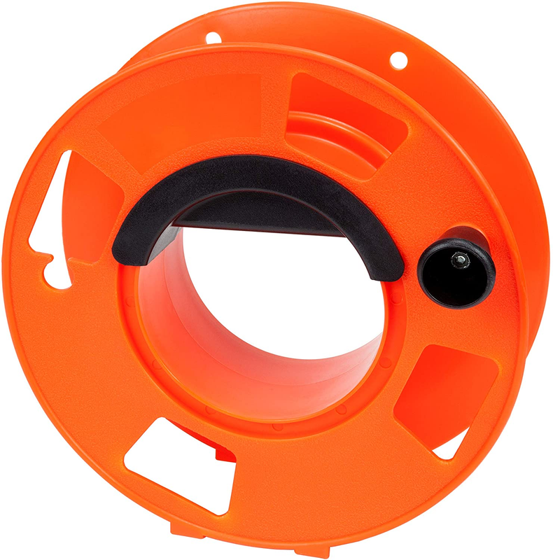 Bayco KW-110 Cord Storage Reel with Center Spin Handle, 100-Feet,Orange