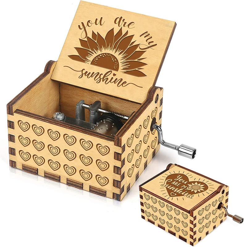 You Are My Sunshine Music Boxes, Small Wooden Music Box You Are My Sunshine Gift