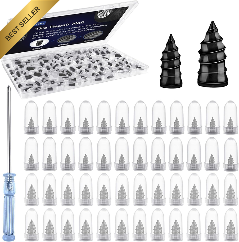 Tire Repair Nails Self-Tapping Screw, Rubber, Fast Tool, for Car Motorcycle Truc