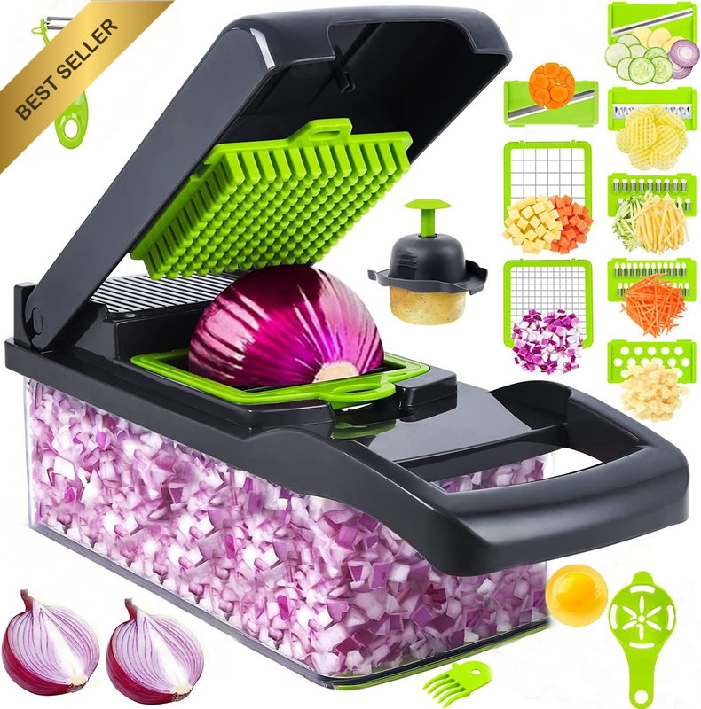 15 in 1 Vegetable Chopper Onion Mandolin Slicer Food Cutter Dicing Machine Cutte