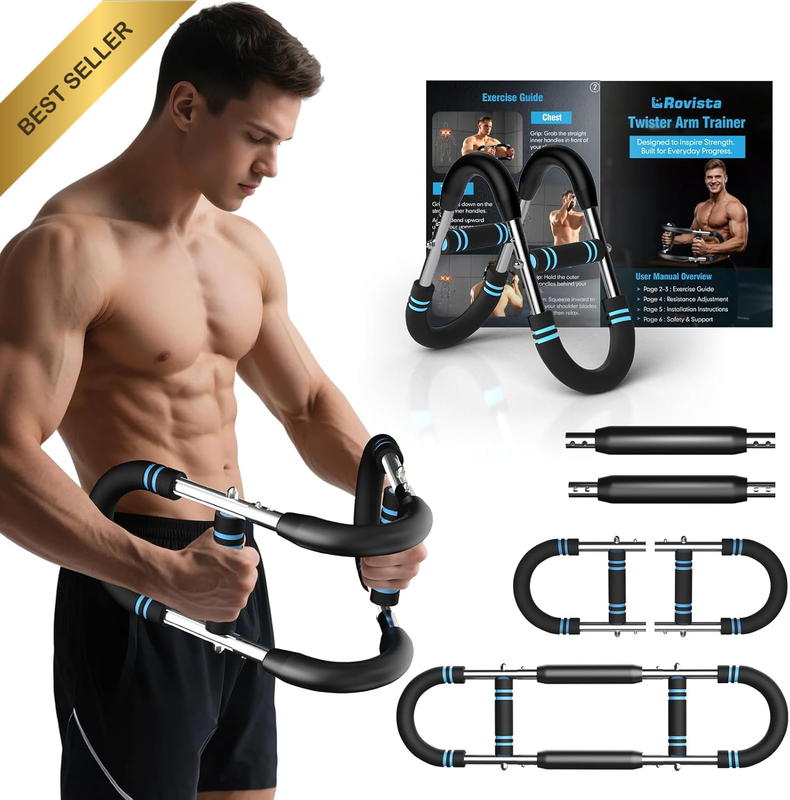 Twister Arm Trainer – 40–110Lb Adjustable Resistance Chest Workout Equipment – P