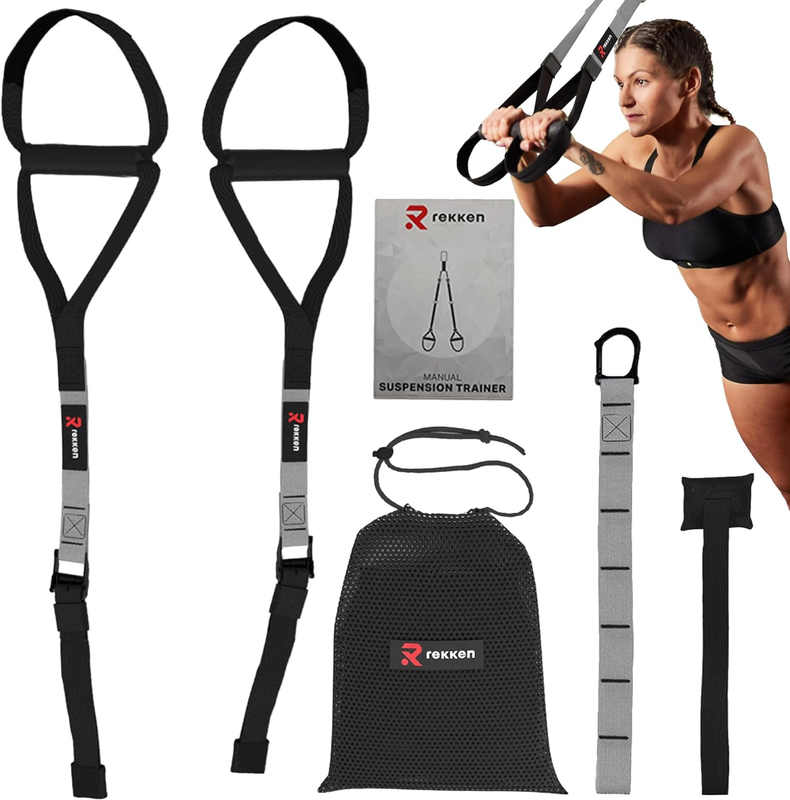 Suspension Trainer & Suspension Straps for Exercise - Adjustable Workout Straps