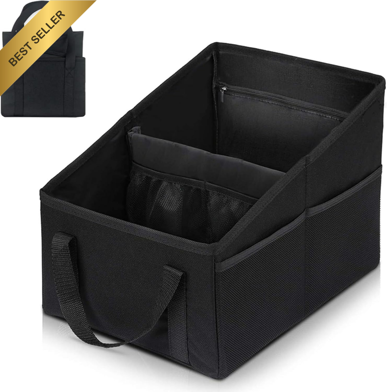 Car Organizer - Automotive Organizer for Front and Back Seat or Floor, Car Caddy