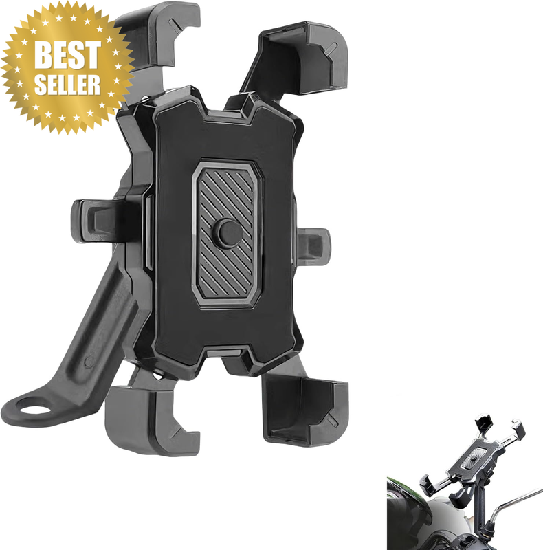 Universal 360 ° Rotating Electric Bike Phone Stand - Quick Release, Used for Bic