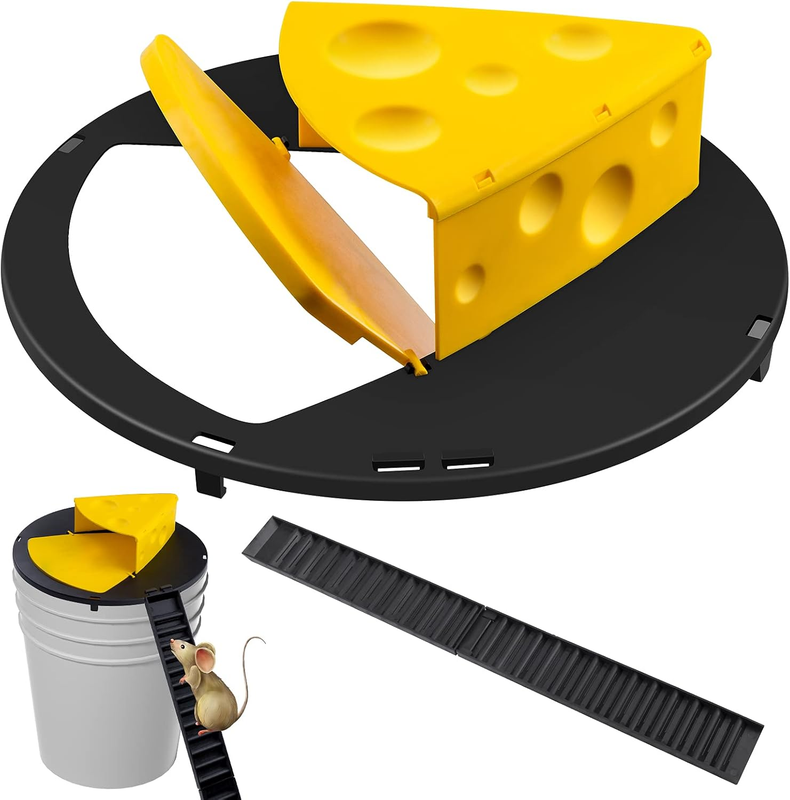 Mouse Trap Bucket, Bucket Lid Mouse Trap,Reusable Humane Mouse Traps for House I