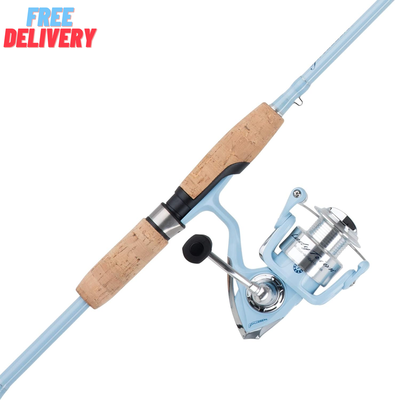 Lady Trion Spinning Reel and Fishing Rod Combo