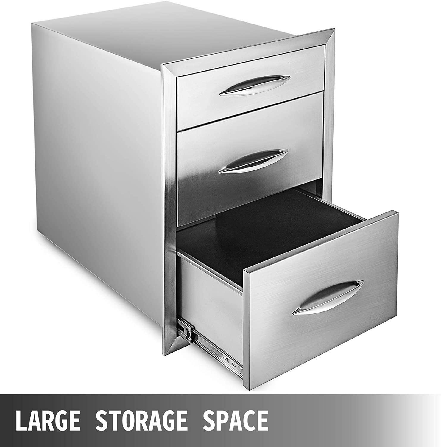 Outdoor Kitchen Bbq Island Components Stainless Steel Access Door And Drawer Ebay
