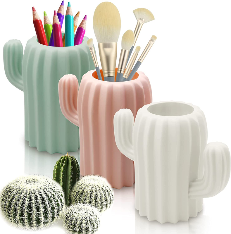 Holders, Pen Cup Cactus Storage Containers Cactus Offi