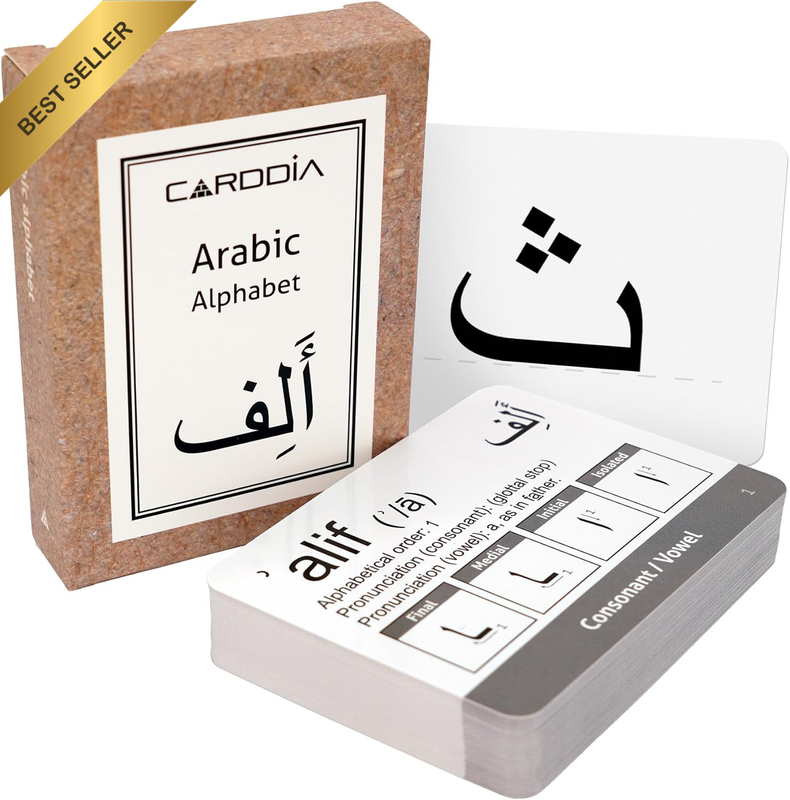 | Arabic Alphabet Educational Flashcards