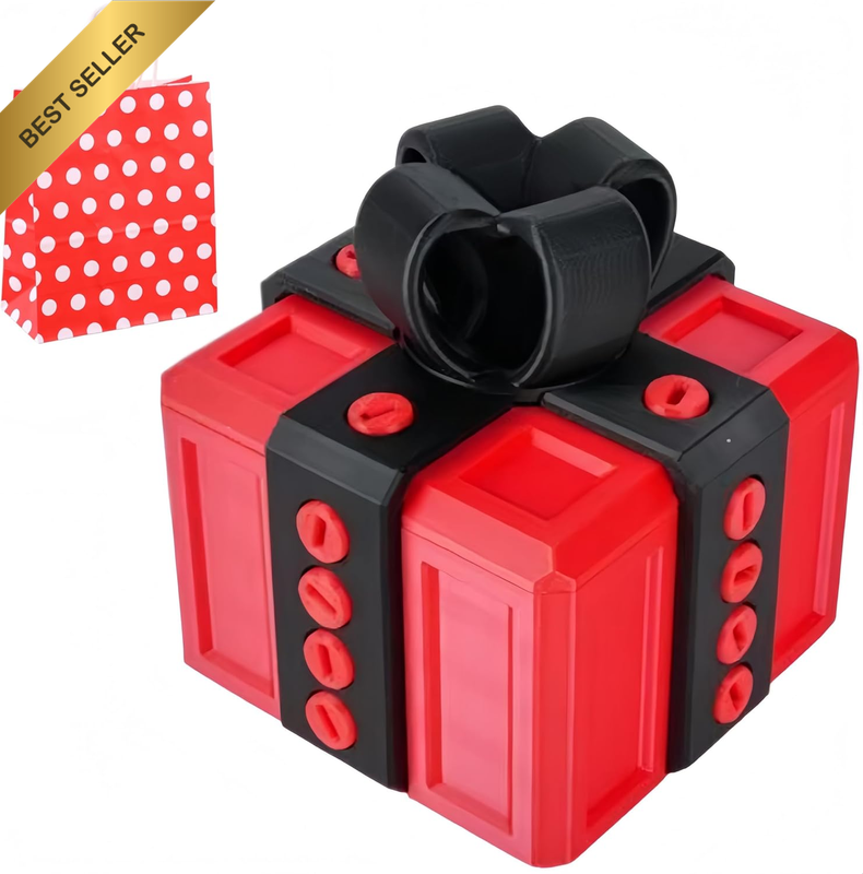 Annoying Gift Boxes with Screws, Interesting 3D Printed Boxes, with a Gift Bag，S