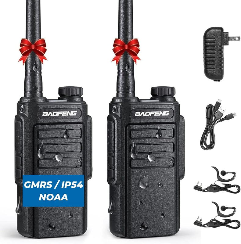 MP31 GMRS Radio Handheld Two Way Radio, Waterproof Rechargeable Walkie Talkies