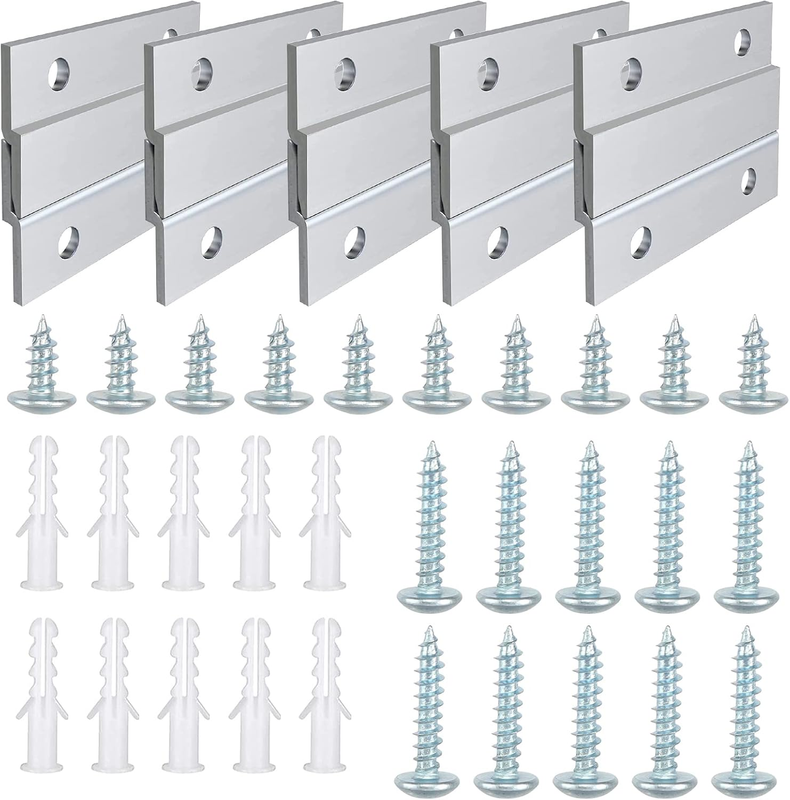 French Cleat Picture Hanger 2'' French Cleat Hanger for Mirror Photo Shelf and C