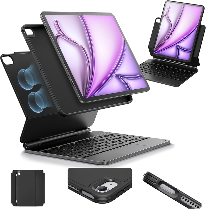 Ipad Air 13 Inch Keyboard (M2, 2024), Ipad Air 13 Inch Case