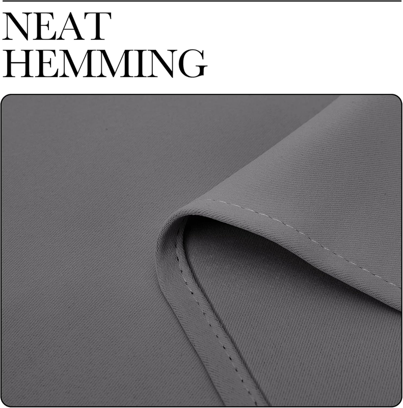 Blackout Curtains 2 Panels for Bedroom- Thermal Insulated Grommet Blackout Curta