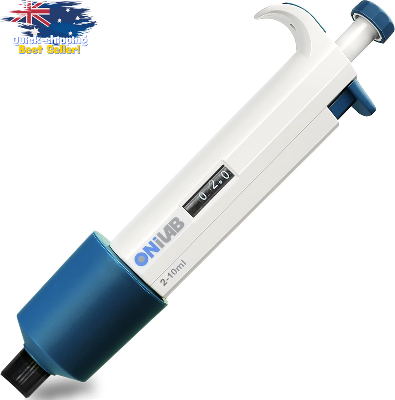 10ML Adjustable Micropipette Single Channel High Precision Autoclavable Lab Tool
