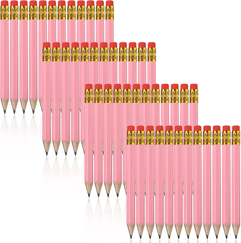 S Half Pencils With Eraser Wedding Mini Pencils Short Small