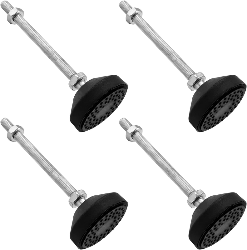 Leveling Feet M8 4 Pcs Black 130Mm for Table Desk Shelf Chair Furniture Glides
