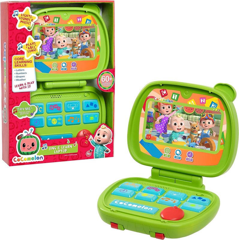 Sing and Learn Laptop Toy for Kids, Lights, Sounds, and Musi