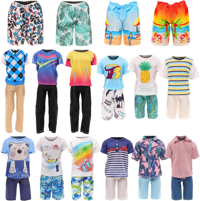 Lot 12 Items Doll Clothes for Ken Doll Random