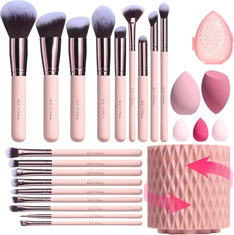 Makeup Brushes Premium Synthetic Foundation Powder Concealers Eye Shadows 18 Pcs