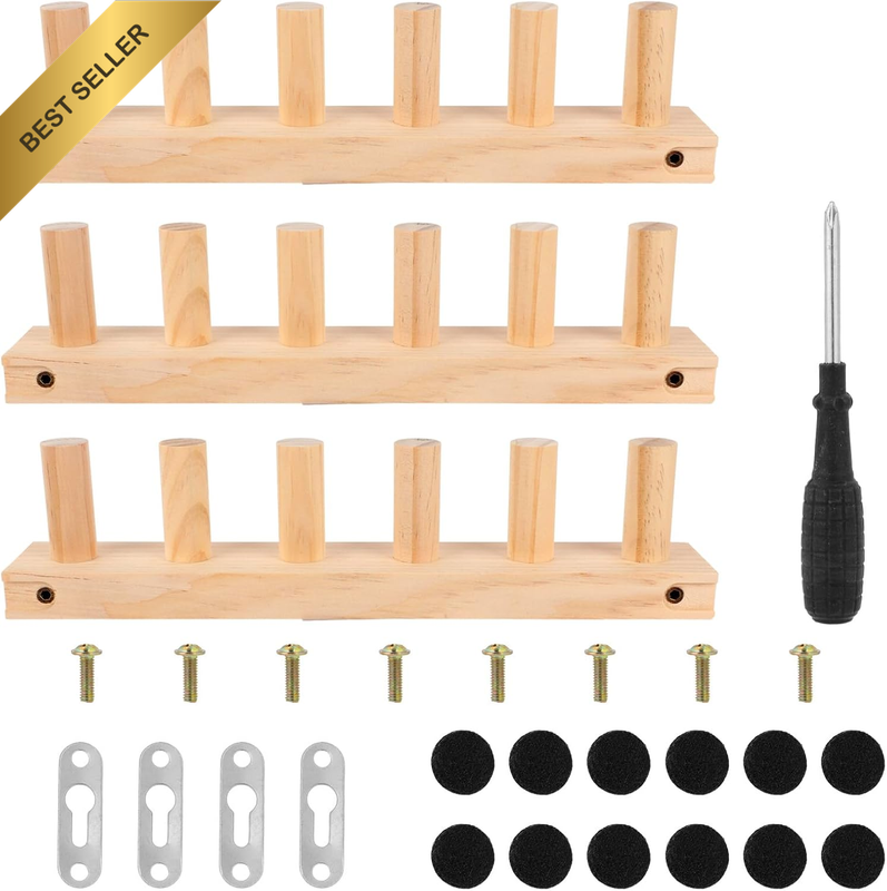 Chunky Yarn Loom Kit, 35.4 Inch/ 90Cm Thick Wooden Chunky Knitting Blanket Loom