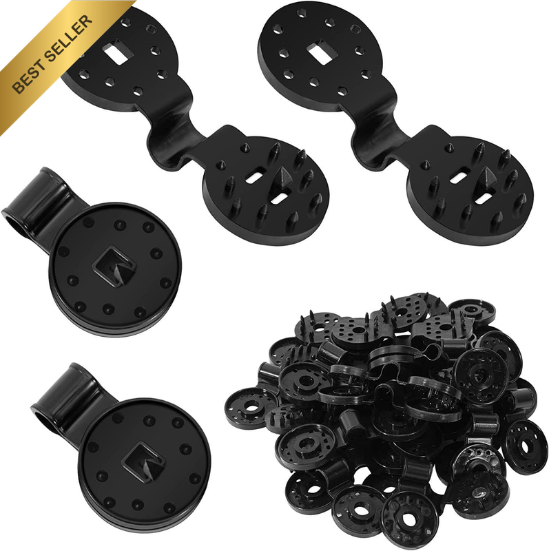 100 Pack Shade Cloth Heavy Duty Lock Grip,Fix Plastic Clamp,Premium Tarp Clips F