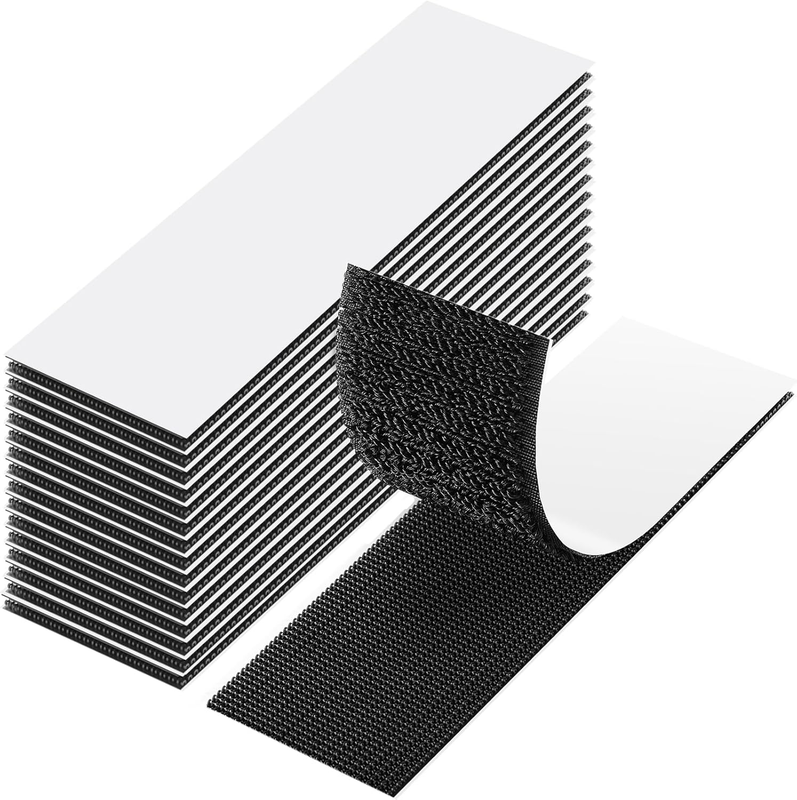 15 Stück Klettband Selbstklebend Extra Stark, 30Mm X 100Mm Klettverschluss Selbs