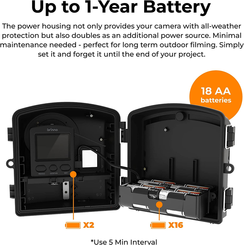 BCC2000 Construction & Outdoor Security Time Lapse Camera Trio Bundle Pack, Came