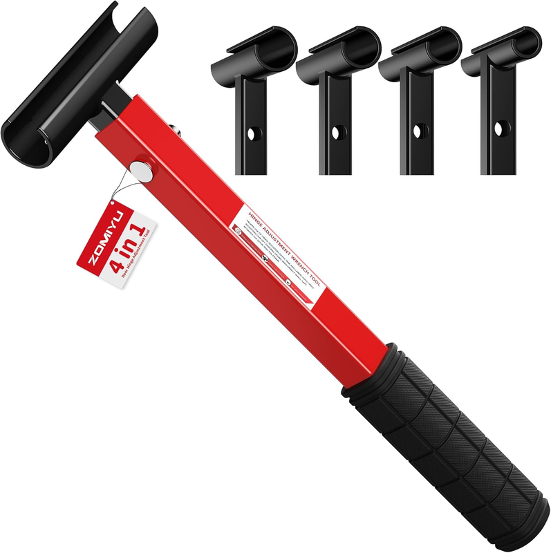 4 in 1 Door Hinge Adjustment Tool, Multi-Size Heavy Duty Hinge Bender Tool with